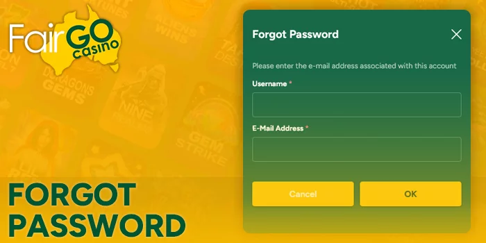 Password recovery in FairGo
