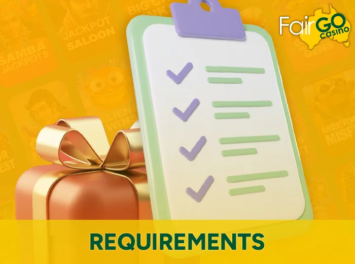 Requirements for using a no-deposit bonus at FairGo Casino