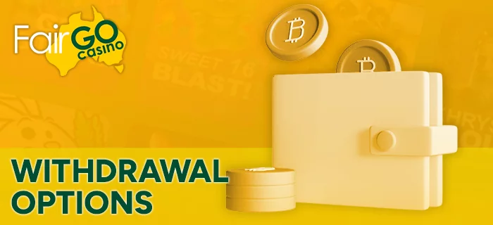 Withdrawal via Bitcoin at FairGo Casino